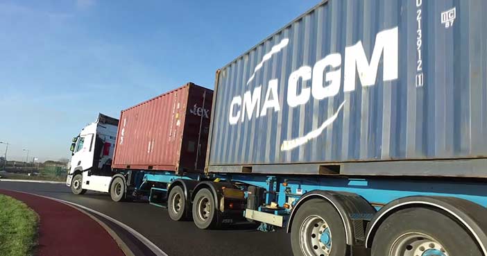 Truck access at Terminal des Flandres